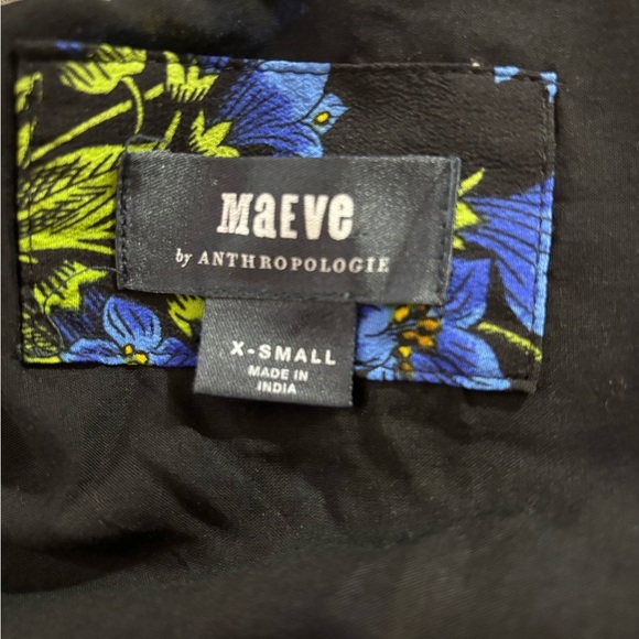 Maeve Anthropologie Lucinda 100% Silk Wildflower Floral Pocketed Swing D… - Picture 8 of 15